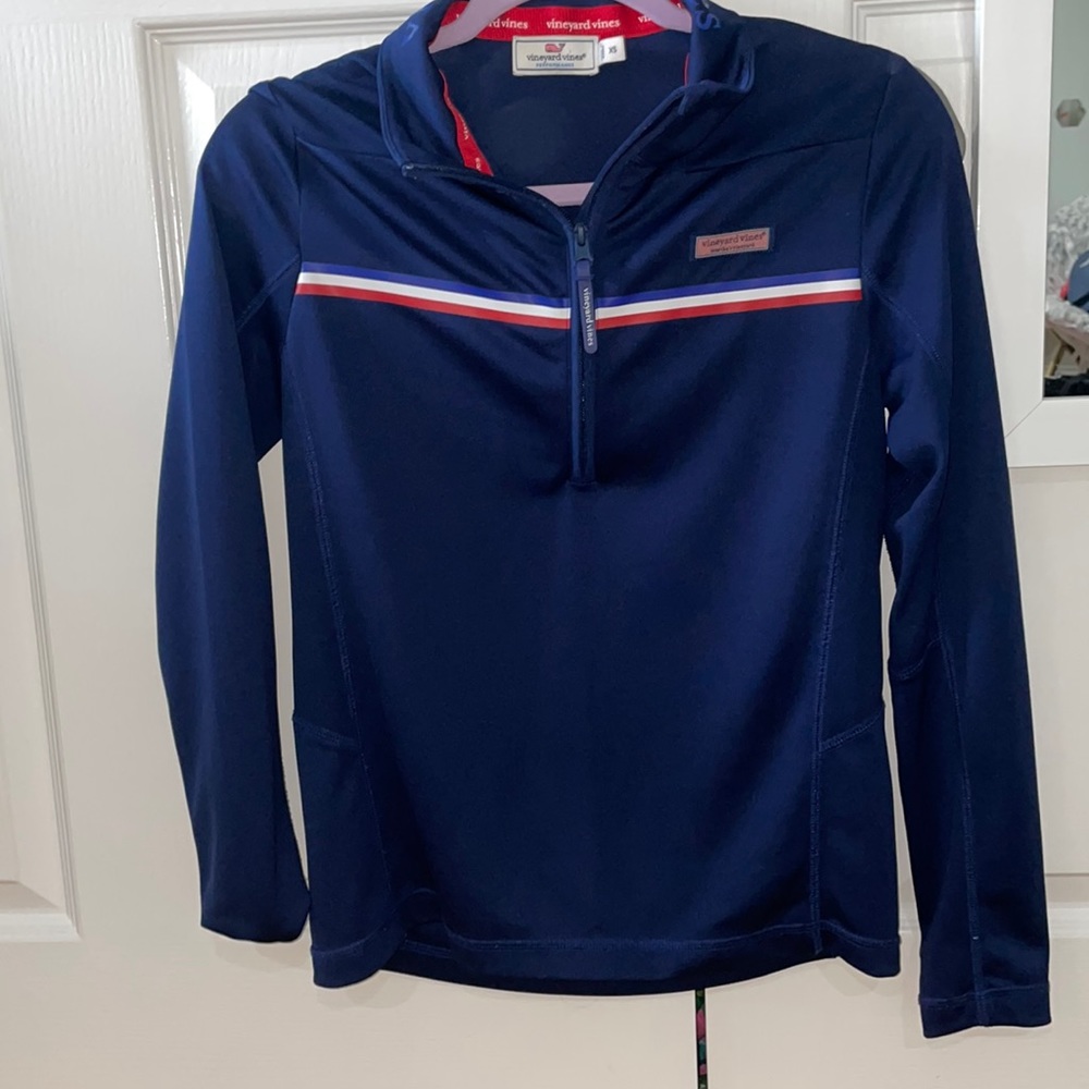 wmns vineyard vines quarter zip